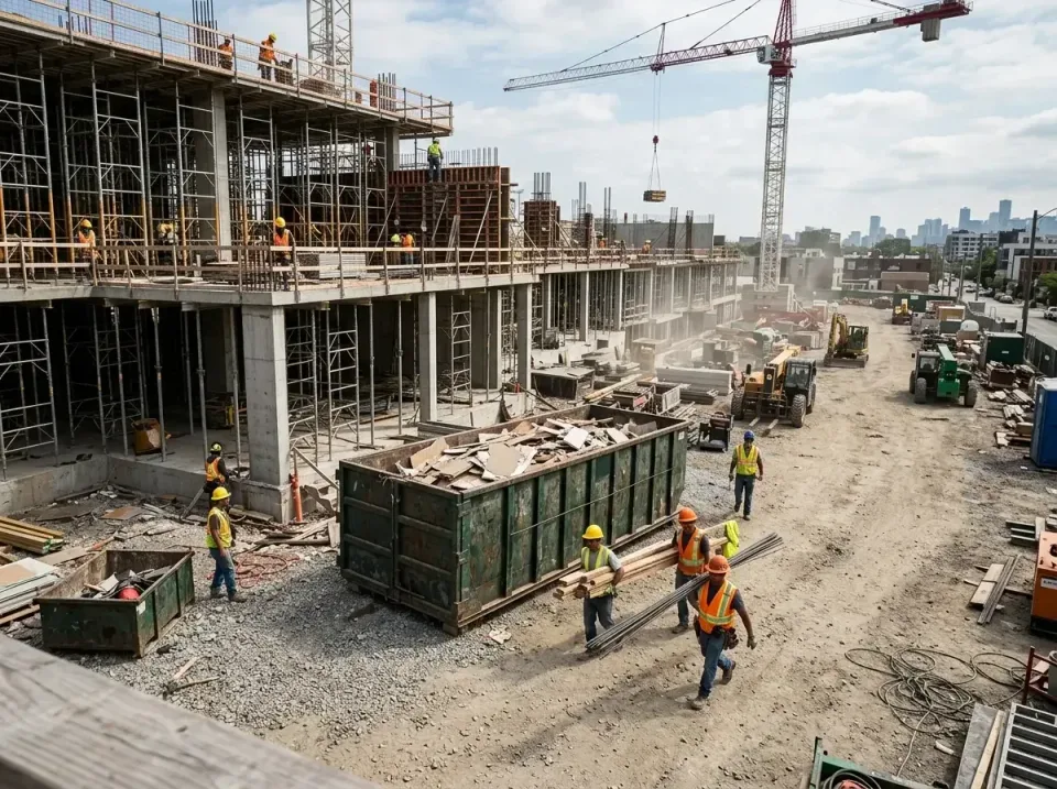 commercial-construction-site-w-002 — frequently asked questions, Low Cost Construction Dumpster Rental in South Amboy, NJ